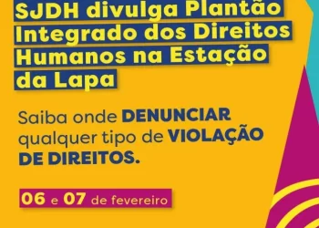 Plantão Integrado dos Direitos Humanos na Estação da Lapa