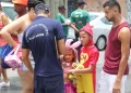 Guarda Civil identifica crianças com pulseiras durante o Carnaval 2024