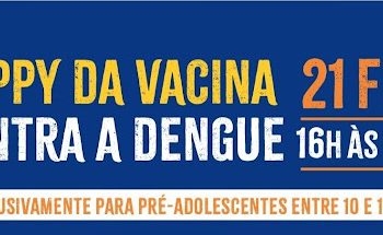 Hoje a vacinação contra dengue tem horário estendido em Salvador