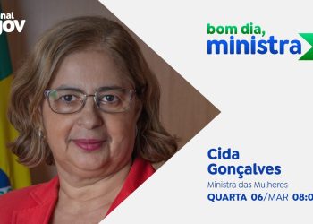 Bom dia, Ministra! Cida Gonçalves aborda avanço de políticas para mulheresBom dia, Ministra!