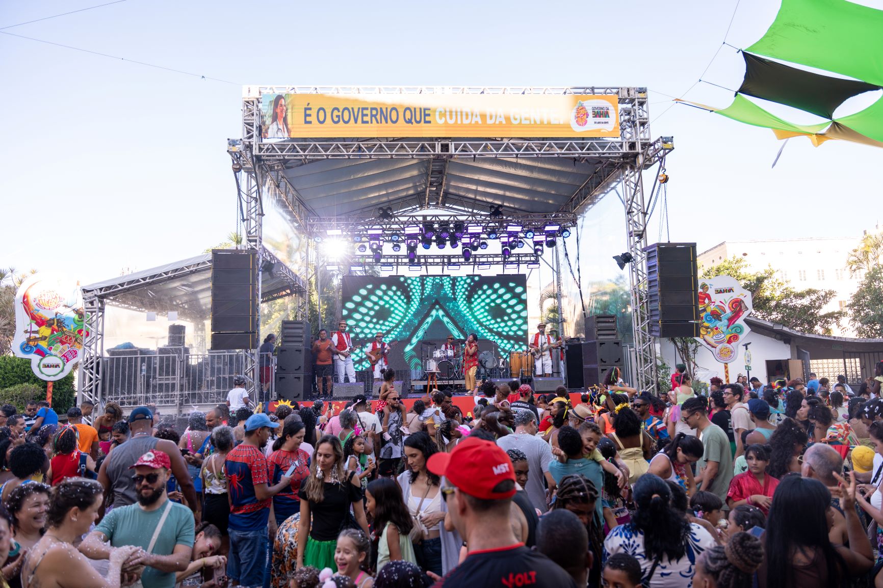 Circuito Batatinha: Programação na Praça das Artes garantiu diversão para a criançada no Centro Histórico