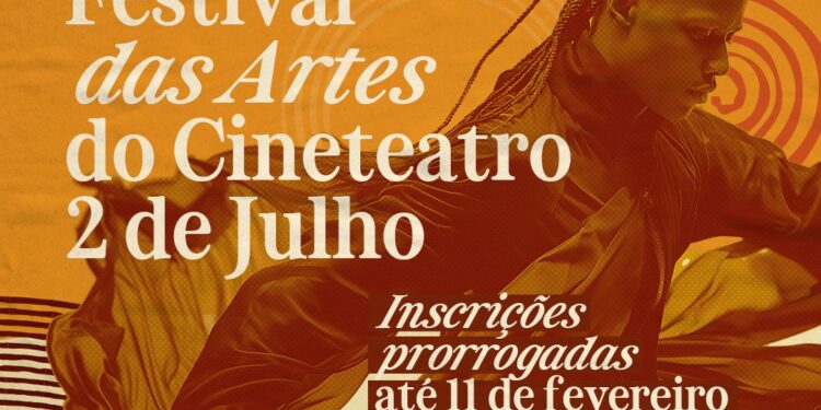 Inscrições Prorrogadas para o I Festival das Artes do Cineteatro 2 de Julho