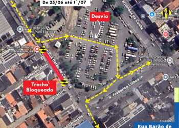 Rua Barão de Cotegipe terá trecho interditado temporariamente para obras de drenagem