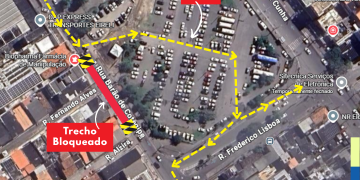 Rua Barão de Cotegipe terá trecho interditado temporariamente para obras de drenagem