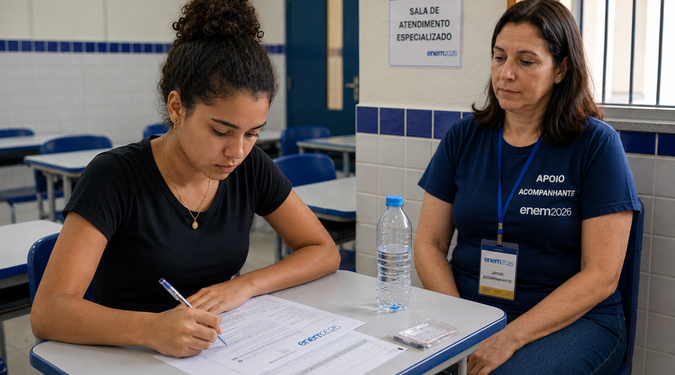 Enem 2026 amplia atendimento especializado e inclui candidatos com ansiedade e TOC