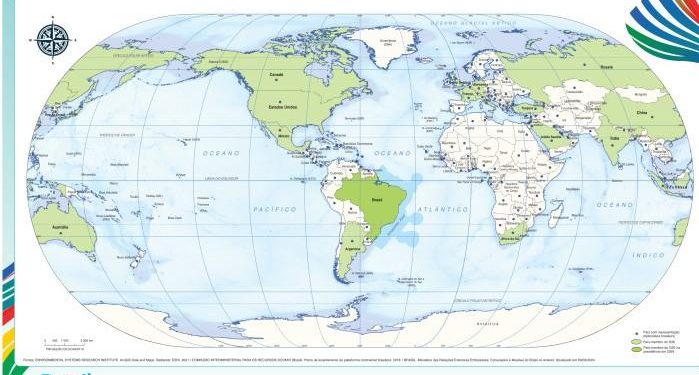 IBGE libera acesso aos mapas-múndi do Brasil