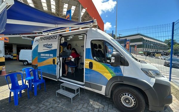 Unidade móvel da Embasa atende moradores de bairros de Salvador até sexta-feira (16)
